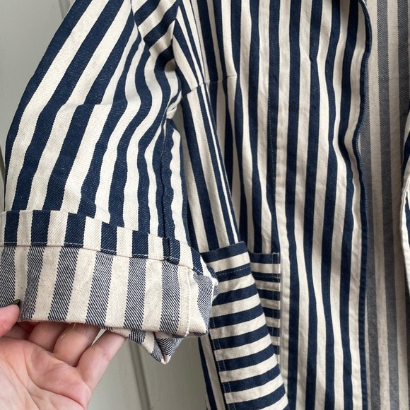 STATE The Label Potters Sunday Coat Jacket Small Medium Striped Women's new - Picture 6 of 9